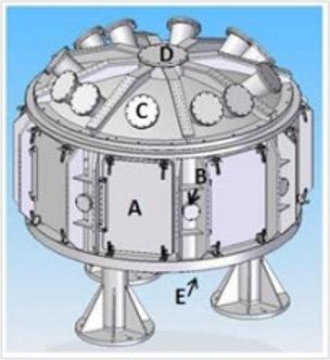 Iso view of MEC target chamber