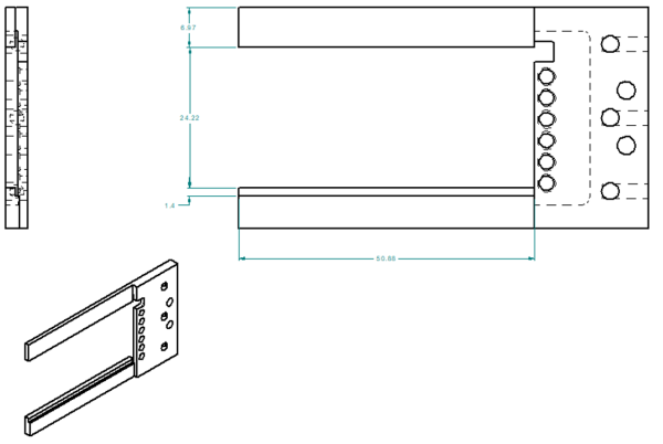 Single shot sample holder
